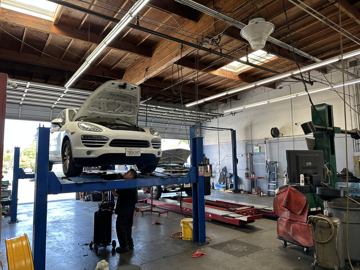 Regular car maintenance inside the shop  Fremont CA| Driven Auto Care